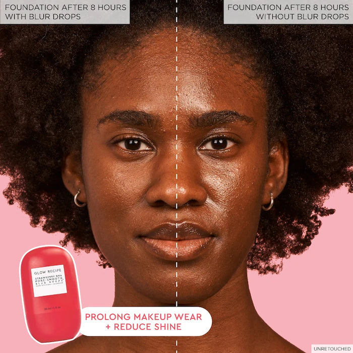 טיפות Strawberry BHA Pore Smooth Blur של Glow Recipe