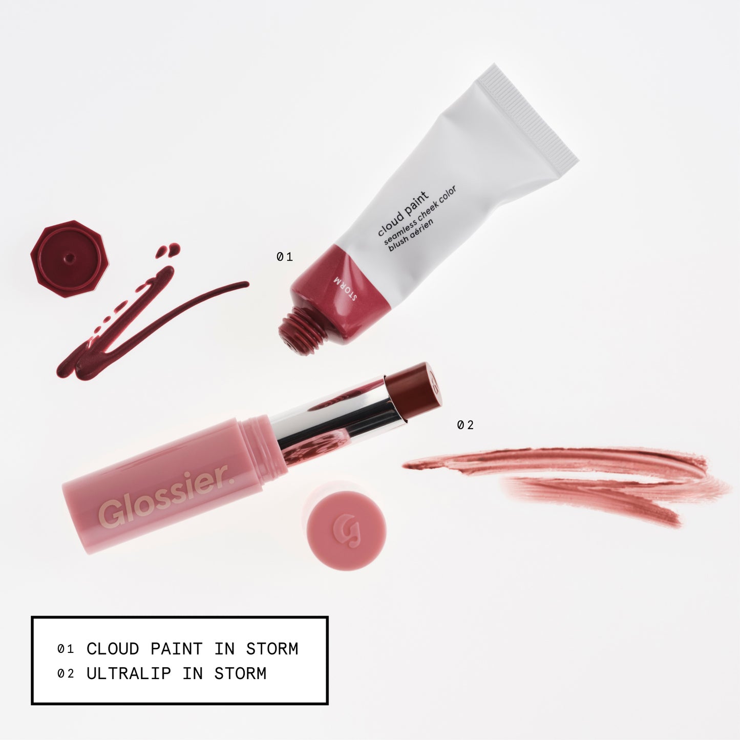 סט של Glossier