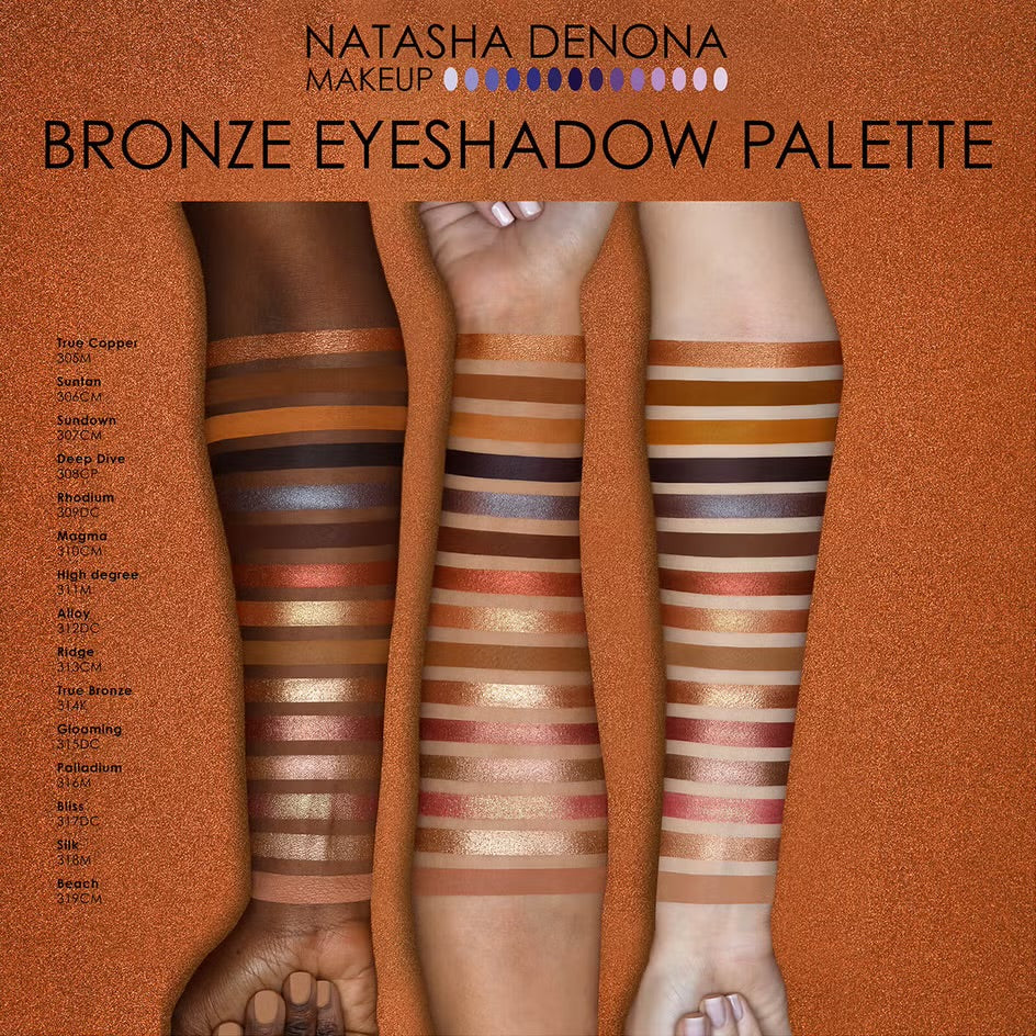פלטת צלליות Bronze של Natasha Denona
